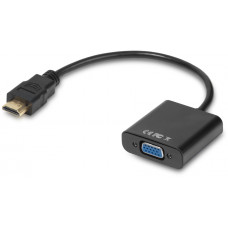 Greenconnect Мультимедиа professional конвертер-переходник HDMI > VGA +audio + micro USB для доп.питания, GCR-HD2VGA3 Greenconnect HDMI &ampgt VGA +audio + micro USB для доп.питания