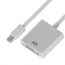 Greenconnect Адаптер-переходник Apple mini DisplayPort 20M > DVI 24+5F, GCR-MDP2DVI Greenconnect Mini DisplayPort (m) - DVI-D (f) 0.2м