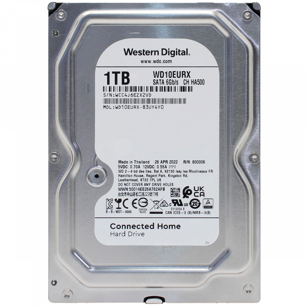 Жесткий диск WD AV-GP Video Surveillance (WD10EURX-83UY4Y0)