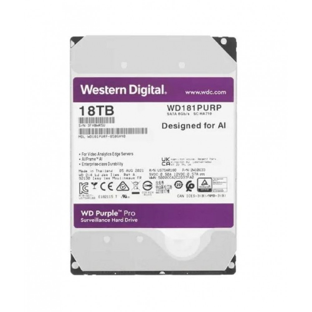 Жесткий диск WD Purple Pro WD181PURP Жесткий диск WD Purple Pro WD181PURP