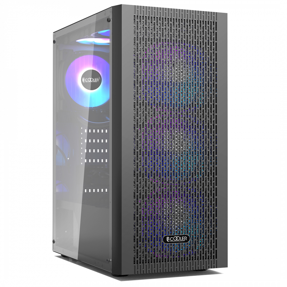 Корпус без блока питания PcCooler MA100 MESH BK