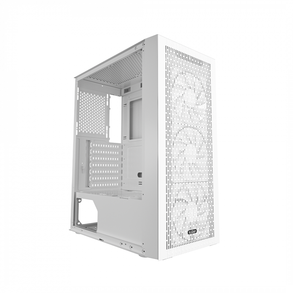 Корпус без блока питания PcCooler MA100 MESH WH