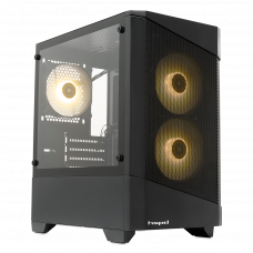 Корпус без блока питания HSPD M330-TGBK-ARGB