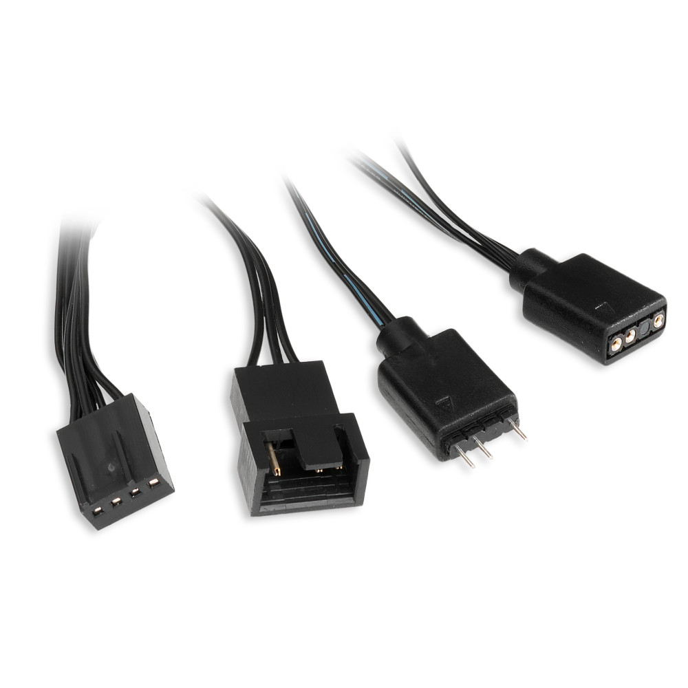 Корпус без блока питания HSPD F711-TGBK- ARGB