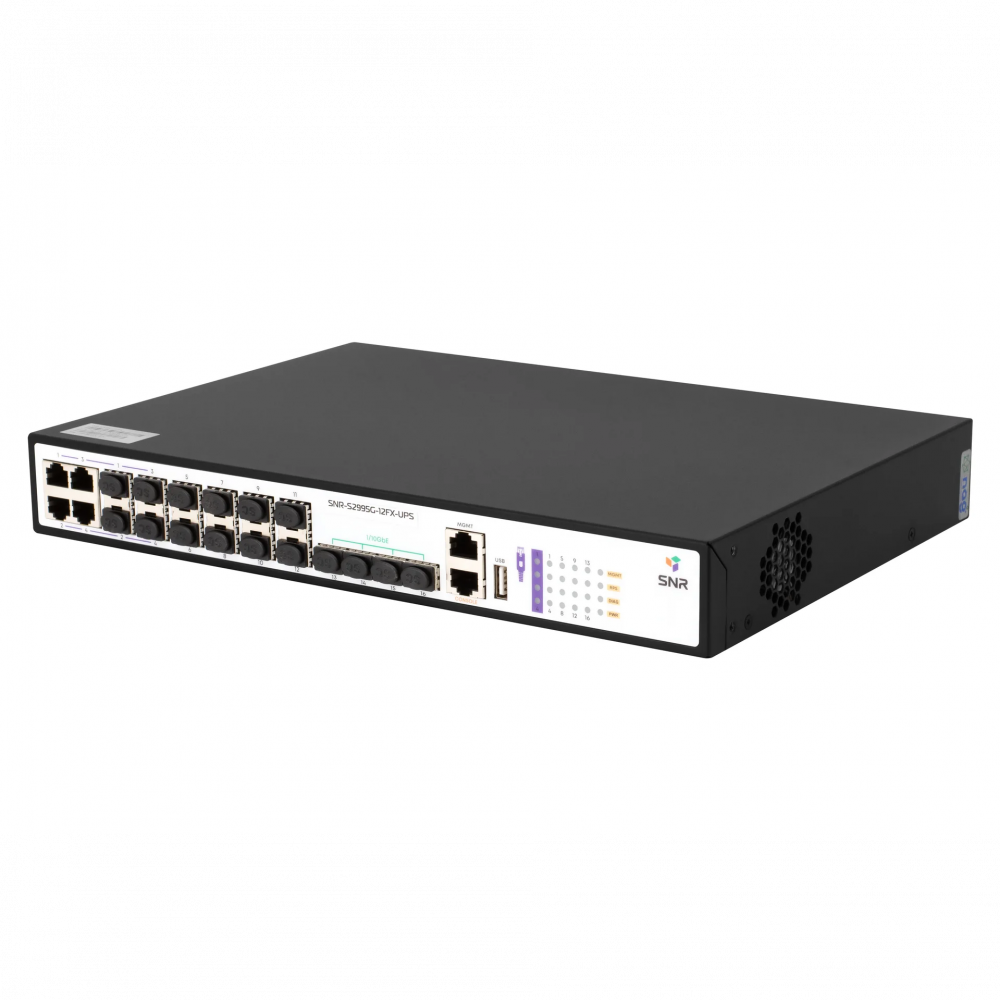 Коммутатор SNR SNR-S2995G-12FX-UPS