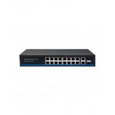 Управляемый L2 PoE коммутатор Gigabit Ethernet NST New System Technologies NS-SW-16G4G-PL