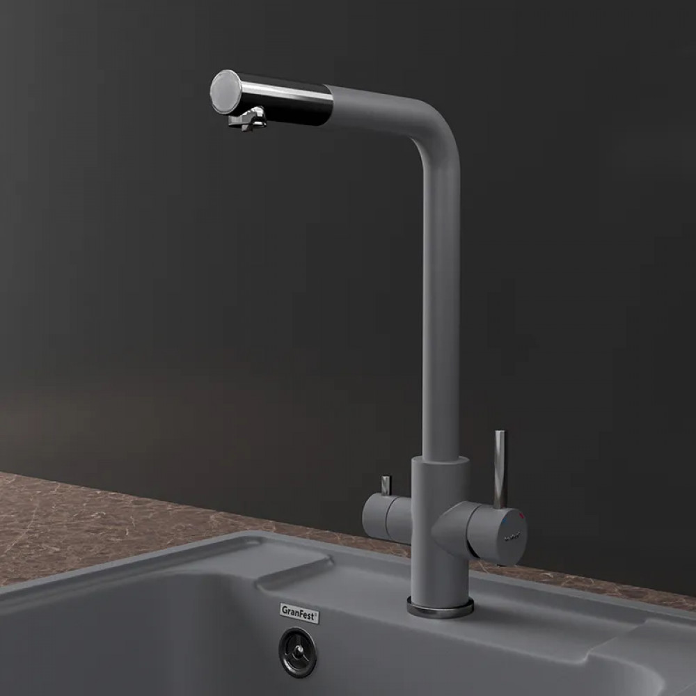 Смеситель GRANFEST gray