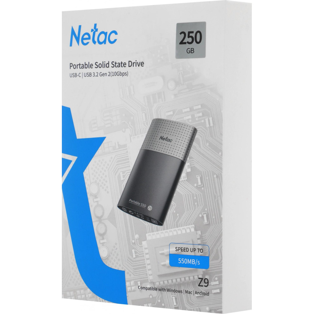Накопитель SSD Netac NT01Z9-250G-32BK