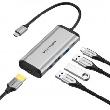 Мультифункциональный хаб Vention USB Type C 5 в 1 Vention CNBHB