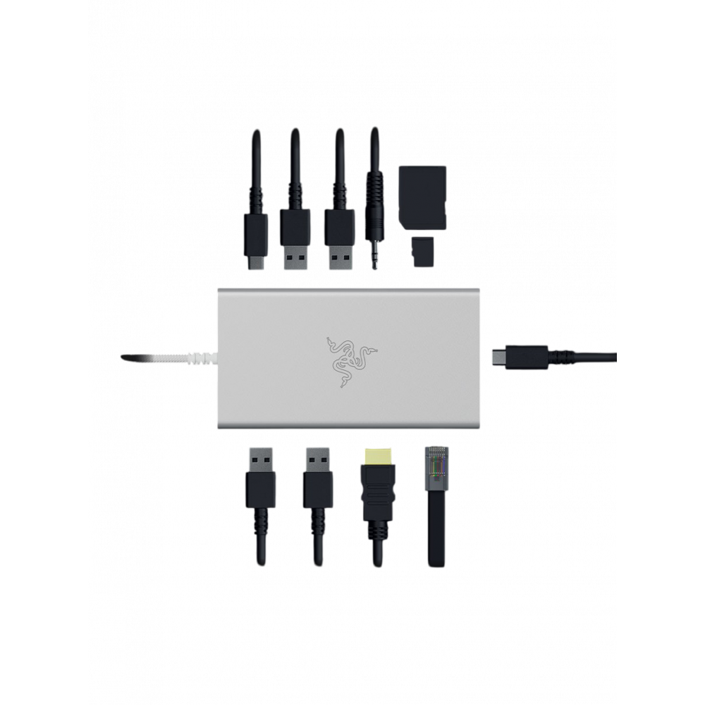 Док-станция Razer USB-C Dock - Mercury White Razer RC21-02250200-R3M1