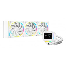 Система водяного охлаждения Deepcool LM360 WH ARGB Soc-AM5/AM4/1200/1700/1851 белый 4-pin 19-36dB Al LCD 250W 1729gr Ret (R-LM360-WHDMMC-1)
