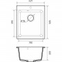 Кухонная GRANFEST graphite