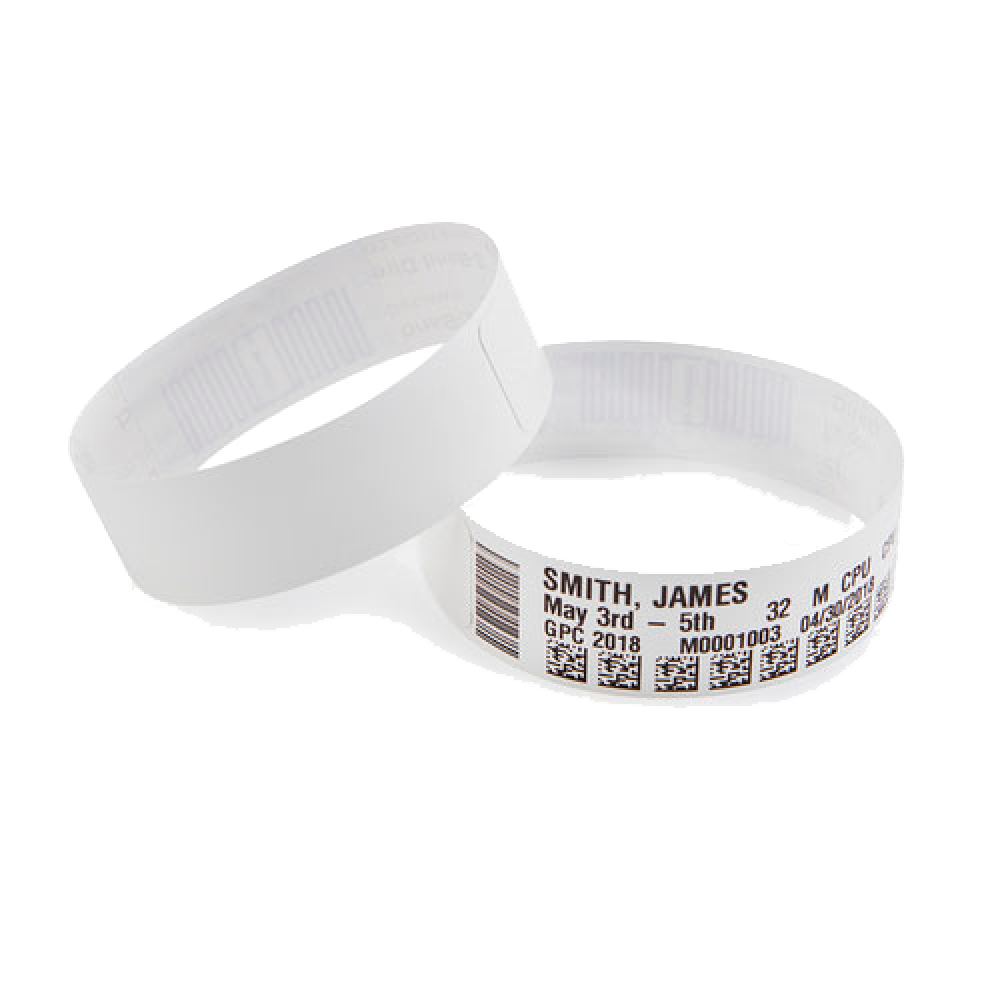 Этикетки в виде браслета полипропилен 25х279мм белый Dongguan LinkWin Electronics LinkWin 10005008-AIDCL