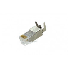 Разъемы RJ-45 для экранированной витой пары CAT6, калибр проводника 23 и 24AWG, диаметр изоляции жил до 1,5 мм Kramer CON-RJ45-2