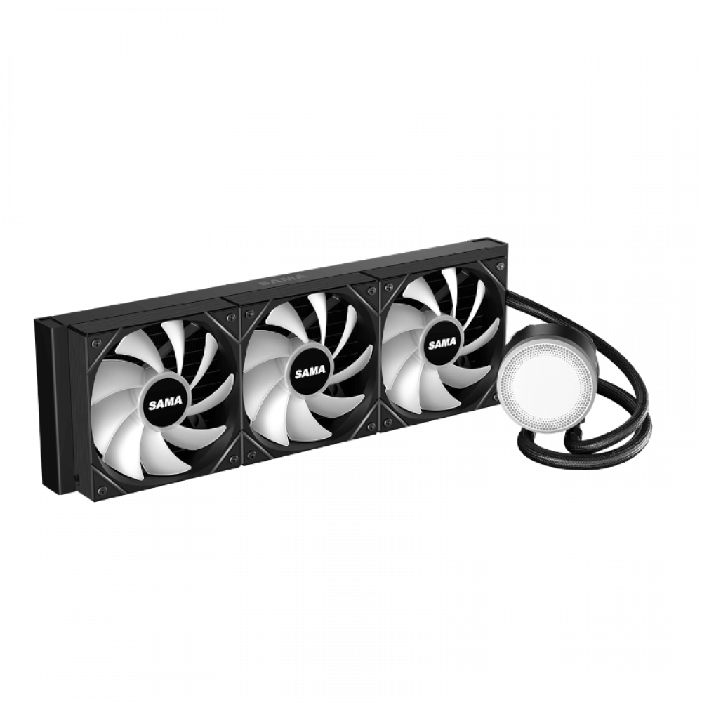 Водяное охлаждение для процессора SAMA L60 Black L60-BKWAYXO3-G