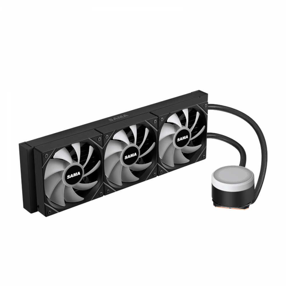 Водяное охлаждение для процессора SAMA L60 Black L60-BKWAYXO3-G