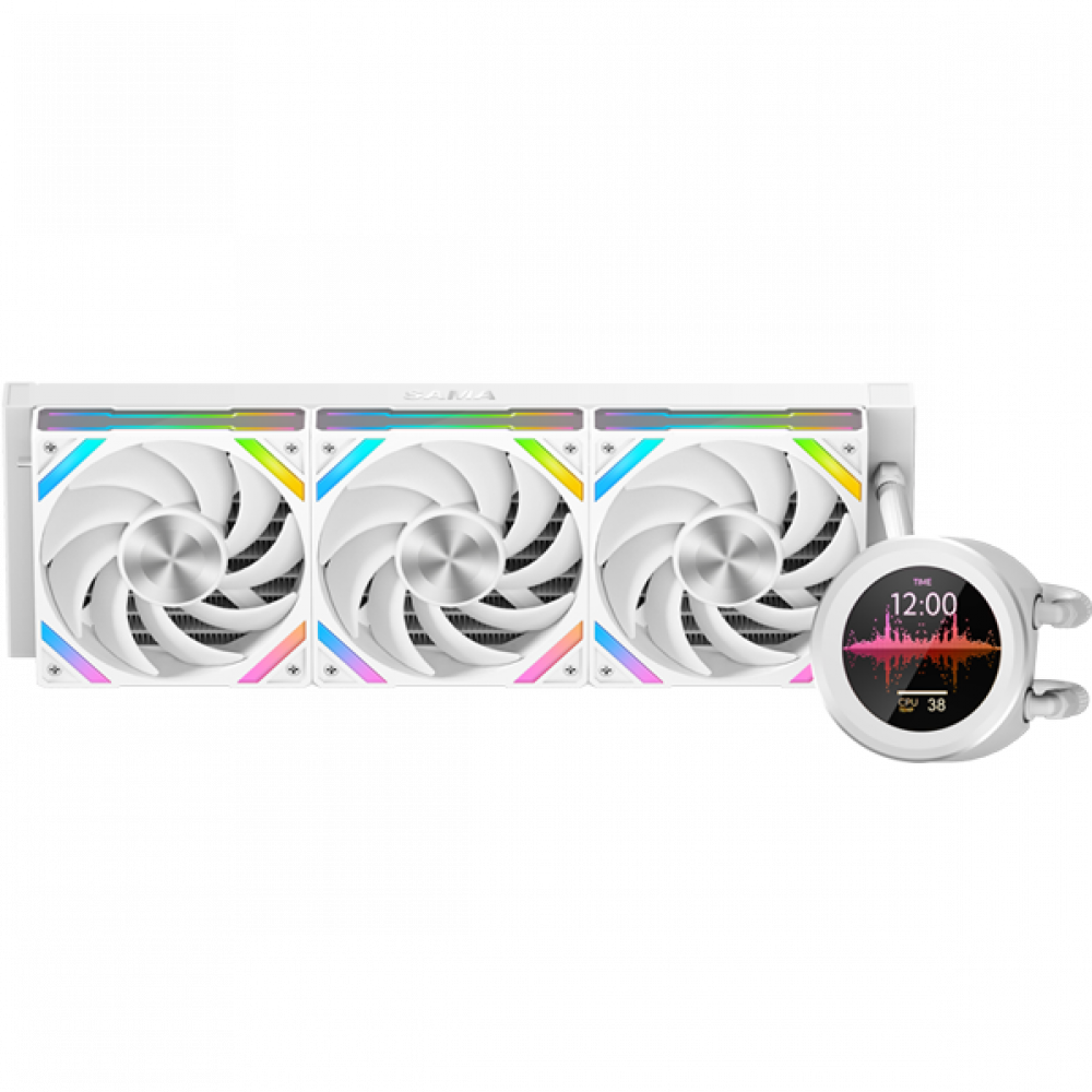 Водяное охлаждение для процессора SAMA Q60 White Q60-WHWANNO3-G