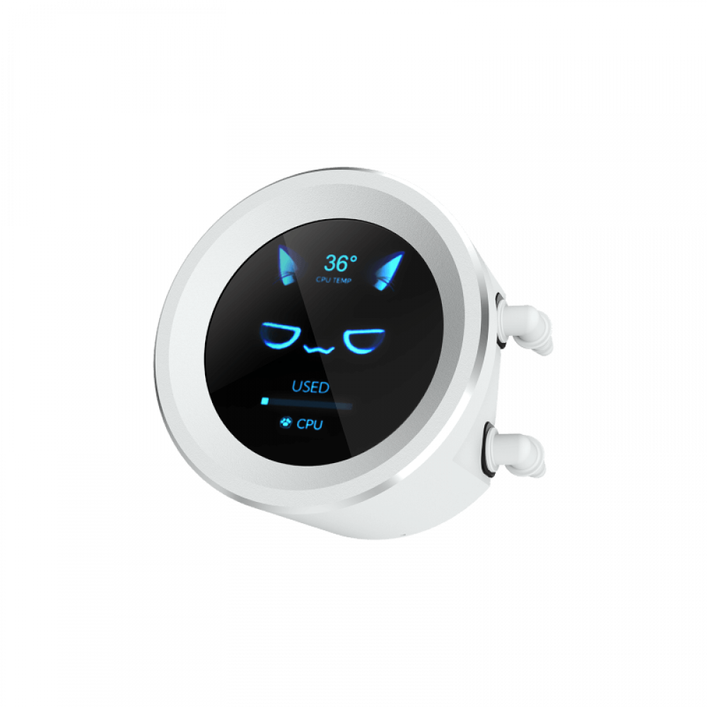 Водяное охлаждение для процессора SAMA Q60 White Q60-WHWANNO3-G