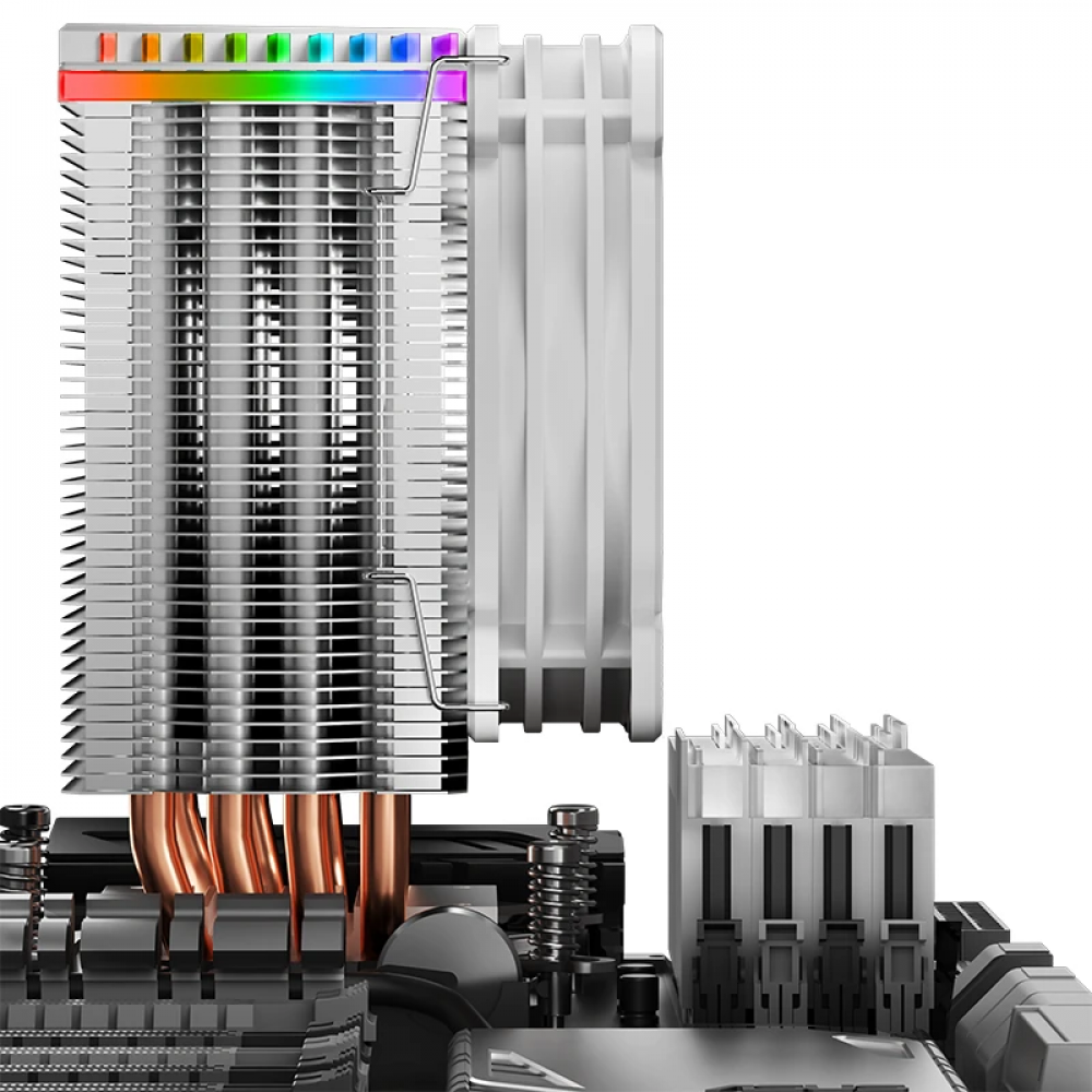 Кулер для процессора JONSBO CPU Cooler CR-1400 ARGB White