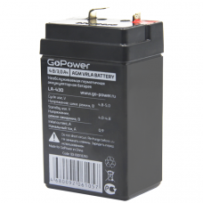 Аккумулятор свинцово-кислотный GoPower LA-430 4V 3Ah (120) GoPower LA-430 (4V  3Ah)