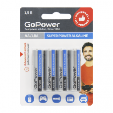 Батарейка AA GoPower Батарейка LR6 AA (00-00015601)
