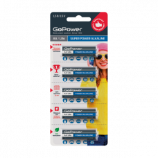 Батарейка AA GoPower LR6 AA BL5 Alkaline 1.5V