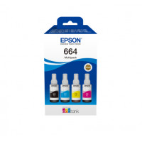 Чернила Epson L100/110/200/210/300/355/550/555 (O) 4 цвета мультипак C13T66464A