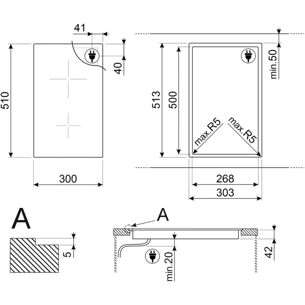 Электрическая Smeg SE232TX1