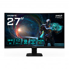 Монитор 27" Gigabyte GS27QCA EK Black (VA, 2560x1440, 2xHDMI 2.0, 1xDP1.4, 250кд/м2, 5000:1, 16.7M, 1мс, 178/178, 2560 x 1440, 180Гц)