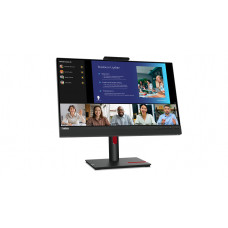 Монитор 23.8" Lenovo ThinkVision T24v-30 черный IPS LED 4ms 16:9 HDMI M/M Cam матовая HAS Piv 1000:1 250cd 178гр/178гр 1920x1080 75Hz VGA DP FHD USB 6.0кг