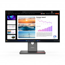 Монитор 23.8" Lenovo ThinkVision P24Q-40 черный IPS LED 4ms 16:9 HDMI матовая HAS Piv 1000:1 300cd 178гр/178гр 2560x1440 120Hz DP Quad 2K (1440p) USB 5.7кг