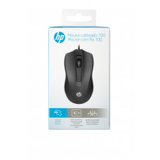 Мышь HP Wired Mouse 100 EURO cons