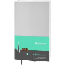 Стабилизатор напряжения ASW 500D настенный 300Вт толщина 65мм, 1 розетка Defender ASW 500D (99044)