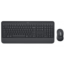 Клавиатура + мышь Logitech MK650 COMBO FOR BUSINESS клав:графитовый мышь:черный/серый USB беспроводная Bluetooth/Радио (920-011013)