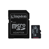Карта памяти Kingston 32GB microSDHC Industrial C10 A1 pSLC Card + SD Adapter