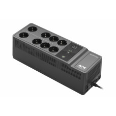 Источник бесперебойного питания APC Back-UPS ES 850VA/520W, 230V, 8 Schuko (2 Surge & 6 batt.), USB, USB charge(type A,C), Data/DSL protect.,(BE700G-RS, BE850G2-GR analogue), 1 year warranty