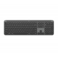 Клавиатура Logitech K950 черный USB беспроводная BT/Radio slim (920-012434)