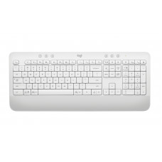 Клавиатура Logitech K650 белый USB беспроводная BT/Radio (подставка для запястий) (920-010986)