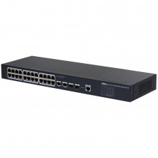 Коммутатор Dahua 28-Port Managed Gigabit Non-PoE Switch, Metal case 