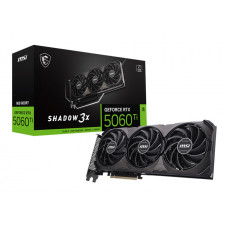 Видеокарта MSI RTX5060Ti SHADOW 3X OC CLASSIC 8GB GDDR7 128bit 3xDP HDMI 3FAN RTL