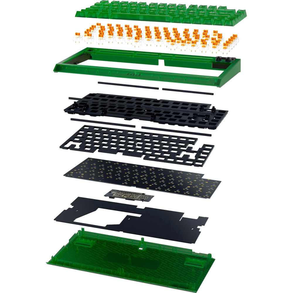 Игровая клавиатура Razer BlackWidow V4 75 - Phantom Green Ed. - US Layout Razer RZ03-05003300-R3M1