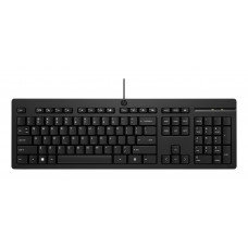 клавиатура проводная Keyboard HP 125 Wired (black)
