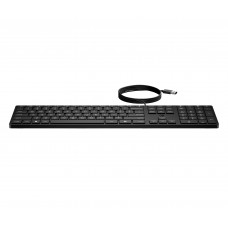 клавиатура проводная Keyboard HP Wired Desktop 320K black (Halley) - RUSS