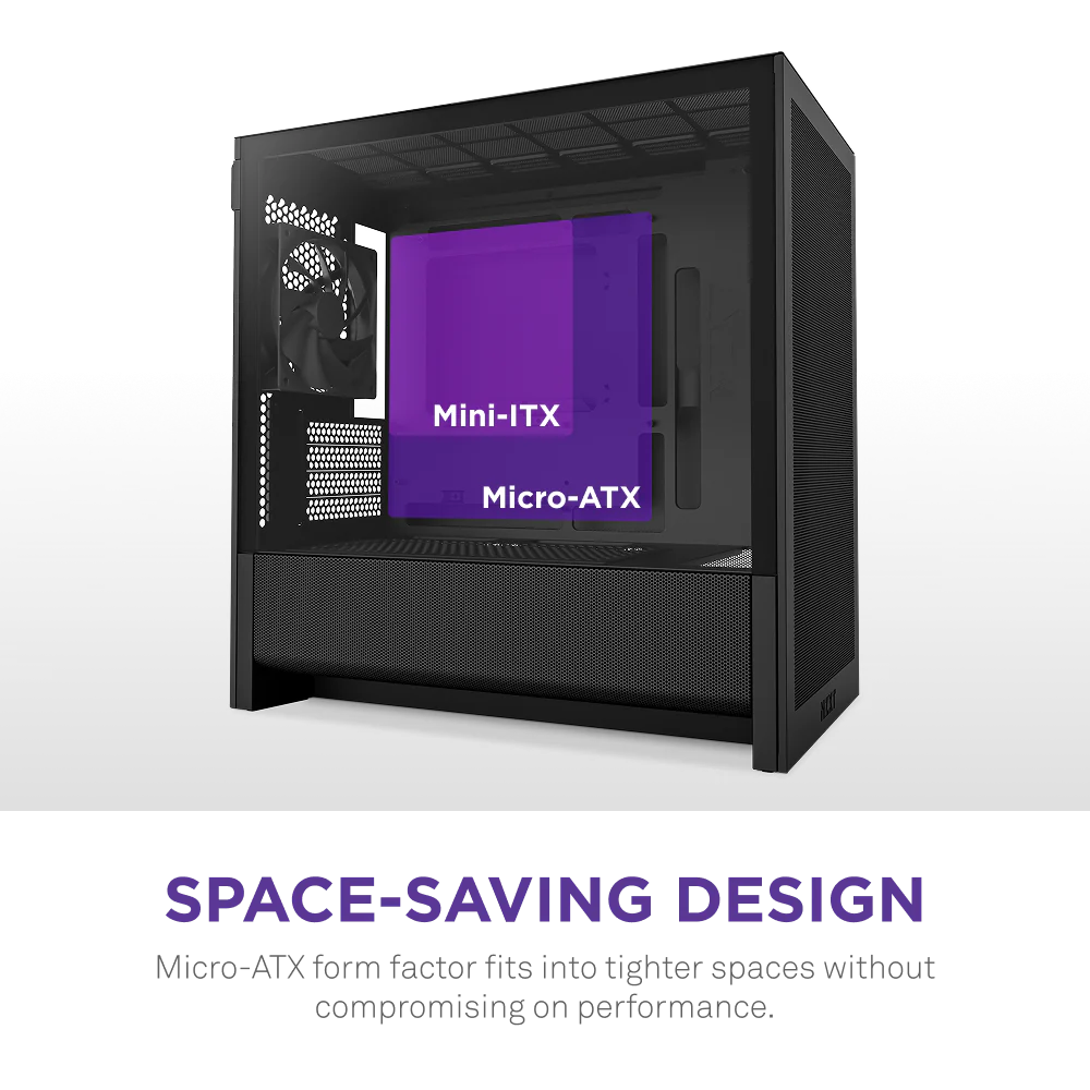 Корпус без блока питания NZXT H3 Flow CC-H31FB-01