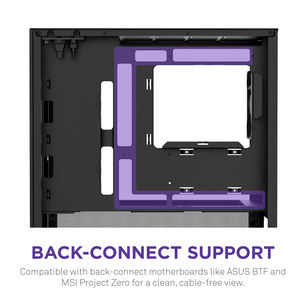 Корпус без блока питания NZXT H3 Flow CC-H31FB-01