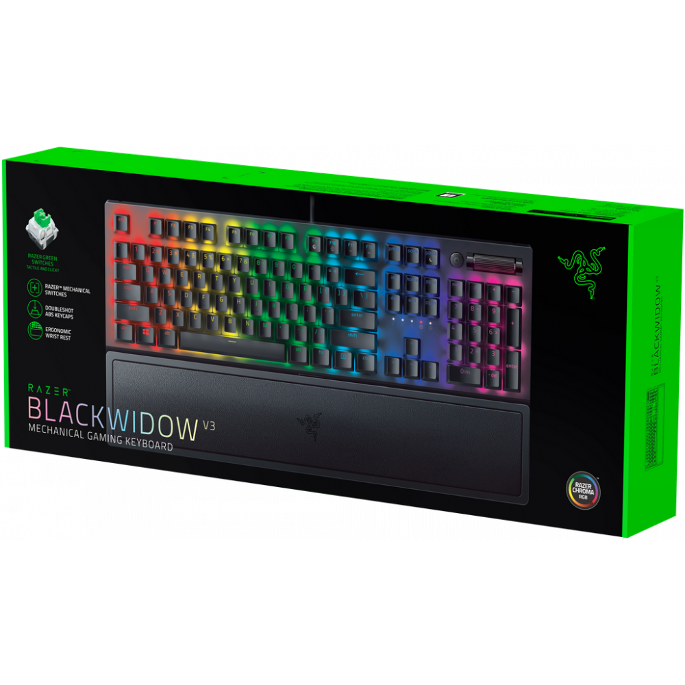 Игровая клавиатура Razer BlackWidow V3 (Green Switch) Razer BlackWidow V3