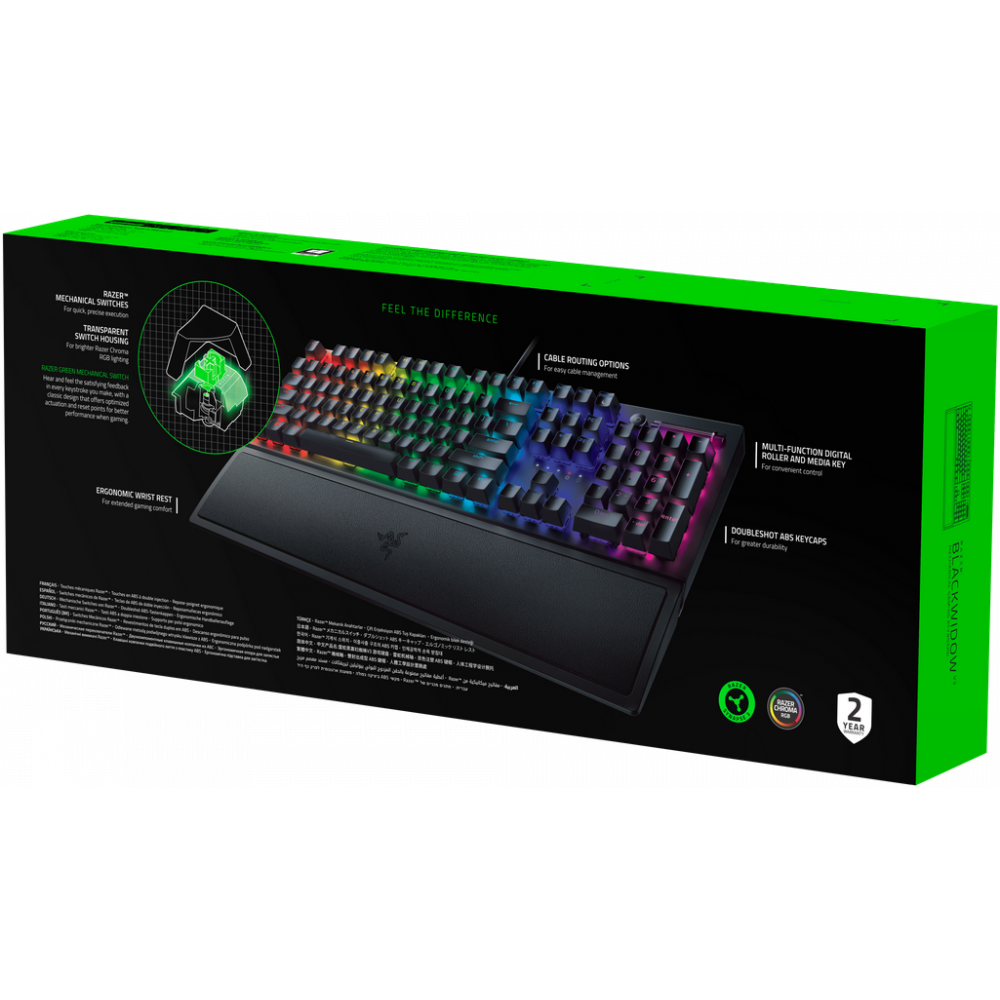 Игровая клавиатура Razer BlackWidow V3 (Green Switch) Razer BlackWidow V3