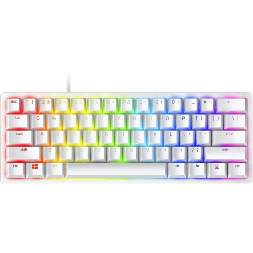 Игровая клавиатура Razer Huntsman Mini - Mercury Ed. (Red Switch) - Russian Layout Razer Huntsman Mini