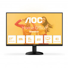 Монитор 27" AOC 27B35HM VA 1920x1080, 100 Гц, 4 мс (1 мс MPRT), 16:9, 250 кд/м², VGA, HDMI 1.4, HDR10, Adaptive-Sync, черный