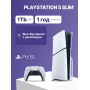 Игровая приставка Sony PlayStation 5 Slim Blue-Ray 1Tb White CFI-2008A